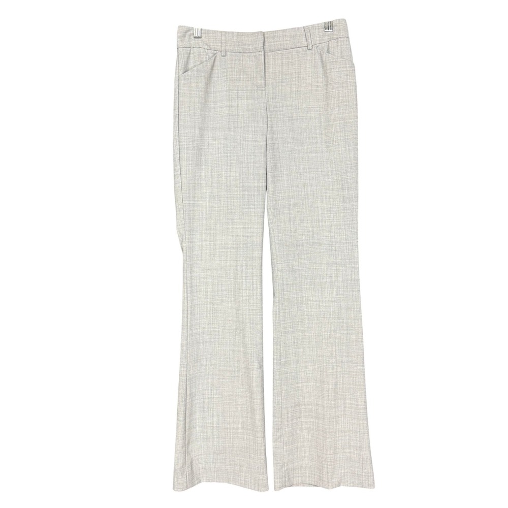 Express Editor Dress Pants Womens 0R Light Gray Bootcut Workwear Design Studio